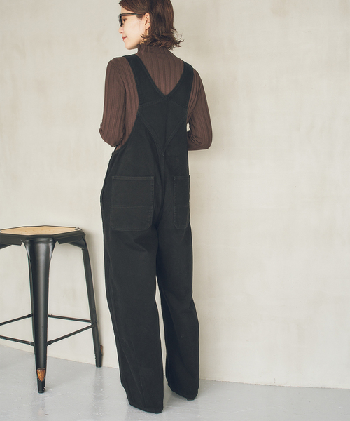 Spick & Span(スピックアンドスパン)の「《40周年 / 》S.SHIORI*S バレルレッグサロペット(サロペット/オーバーオール・レディース・その他4/ブラック・36/38/T38)」の7枚目の写真