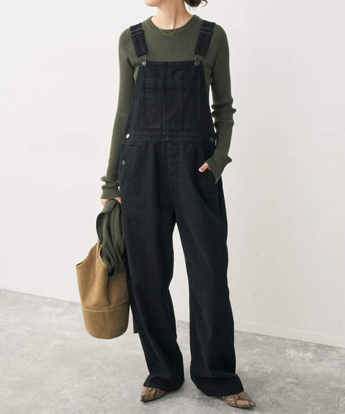 Spick & Span(スピックアンドスパン)の「《40周年 / 》S.SHIORI*S バレルレッグサロペット(サロペット/オーバーオール・レディース・その他4/ブラック・36/38/T38)」の10枚目の写真