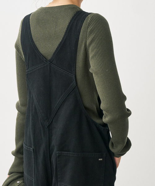 Spick & Span(スピックアンドスパン)の「《40周年 / 》S.SHIORI*S バレルレッグサロペット(サロペット/オーバーオール・レディース・その他4/ブラック・36/38/T38)」の12枚目の写真