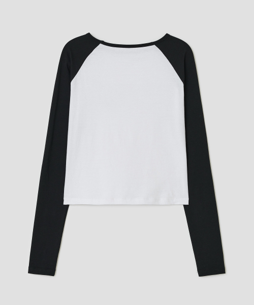 TYPESERVICE（タイプサービス）の「シアー ホットフィックス ラグラントップ [ホワイト]（Tシャツ/カットソー・レディース・その他・FREE）」の3枚目の写真