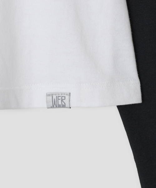 TYPESERVICE（タイプサービス）の「シアー ホットフィックス ラグラントップ [ホワイト]（Tシャツ/カットソー・レディース・その他・FREE）」の5枚目の写真