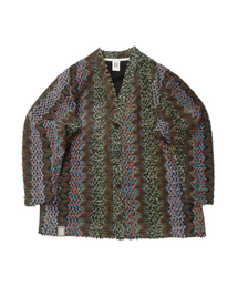 BOUCLE BOHEMIAN HERITAGE CARDIGAN (Black)