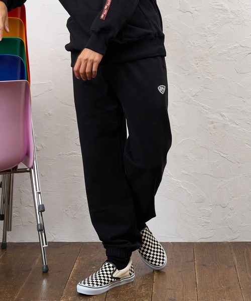 No Rain No Rainbow(ノーレインノーレインボー)の「mp15420- 12oz brushed lining easy pants (musical note print ) スウェットパンツ(NR26W-13)(スウェットパンツ・メンズ・ブラック×ホワイト/ブラック×ピンク/アッシュ・L/M/S)」の11枚目の写真