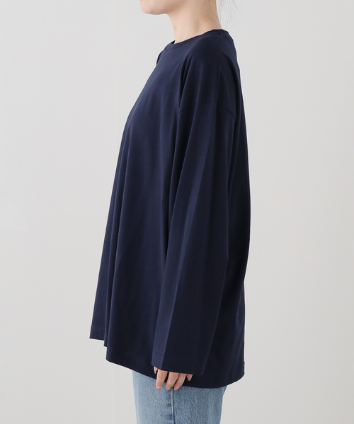 VERMEIL par iena（ヴェルメイユパーイエナ）の「MEAN MACHINE AGE ミーンマシーン 別注ロンT（Tシャツ/カットソー・レディース・レッド/ブラウン/ネイビー/ライトグレー・FREE）」の15枚目の写真