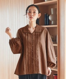 and myera オブロングカラーブラウス
