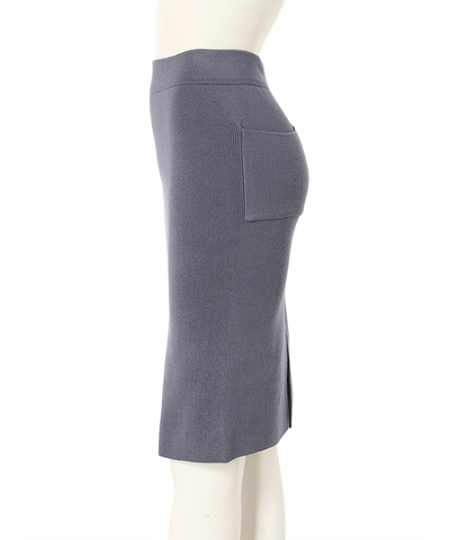 fifth（フィフス）の「バックポケットタイトニットスカート（スカート・レディース・ライトグレー/ベージュ/ブラック/ピンク/カーキ/モカ/チャコールグレー/サックスブルー・MEDIUM/LARGE）」の10枚目の写真