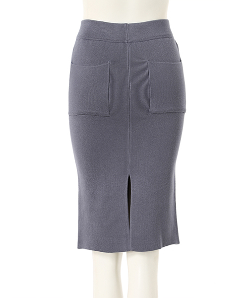 fifth（フィフス）の「バックポケットタイトニットスカート（スカート・レディース・ライトグレー/ベージュ/ブラック/ピンク/カーキ/モカ/チャコールグレー/サックスブルー・MEDIUM/LARGE）」の11枚目の写真