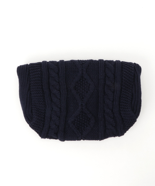 WEGO（ウィゴー）の「WEGO/ニット口折れクラッチバッグ（クラッチバッグ・レディース・オフホワイト/グレー/ネイビー・FREE）」の4枚目の写真