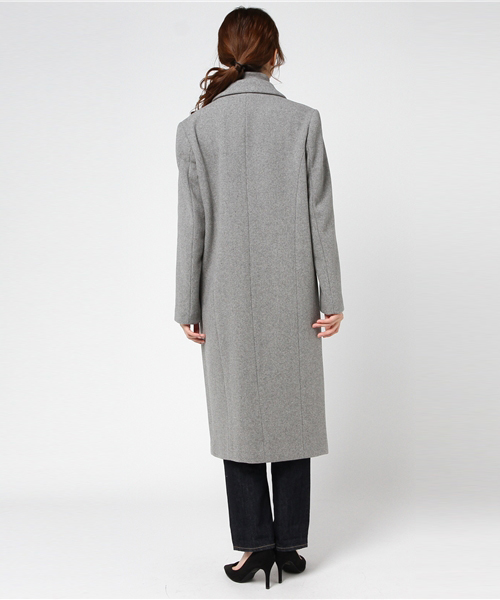 SLY(スライ)の「CHESTER LONG COAT(チェスターコート・レディース・ネイビー/ベージュ/ブラック/グレー・1/2)」の7枚目の写真