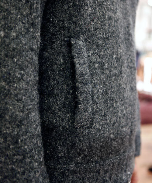 NANO universe（ナノユニバース）の「Nap Shawlcollar PO パーカー（ニット/セーター・メンズ・ブラック/グレー/ベージュ/パープル・SMALL/MEDIUM/LARGE）」の10枚目の写真