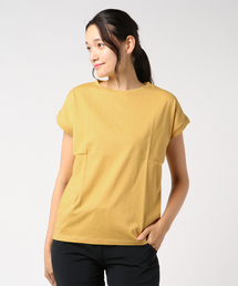 【西山茉希様着用】\新色追加/フレンチスリーブクルーネックTシャツ COTTON from the US