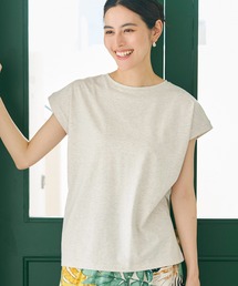 【西山茉希様着用】\新色追加/フレンチスリーブクルーネックTシャツ COTTON from the US