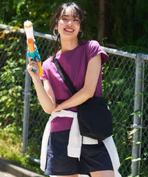 【西山茉希様着用】\新色追加/フレンチスリーブクルーネックTシャツ COTTON from the US