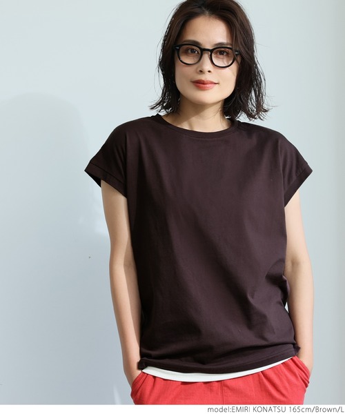 ＼新色追加／フレンチスリーブクルーネックTシャツCOTTONfromtheUS