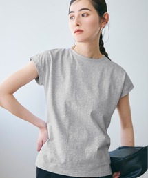 【西山茉希様着用】\新色追加/フレンチスリーブクルーネックTシャツ COTTON from the US