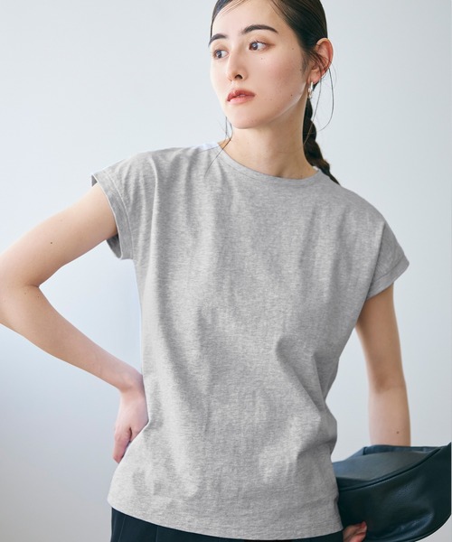 ＼新色追加／フレンチスリーブクルーネックTシャツCOTTONfromtheUS
