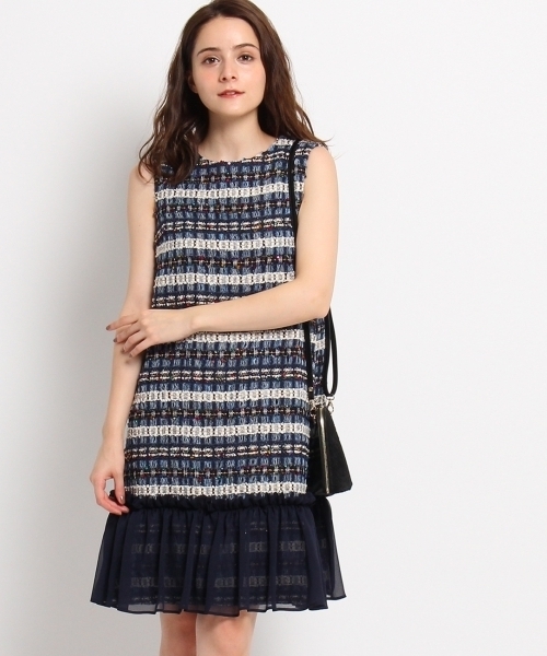 Anatelier アナトリエ の マリアケント ツイードワンピース ワンピース Wear