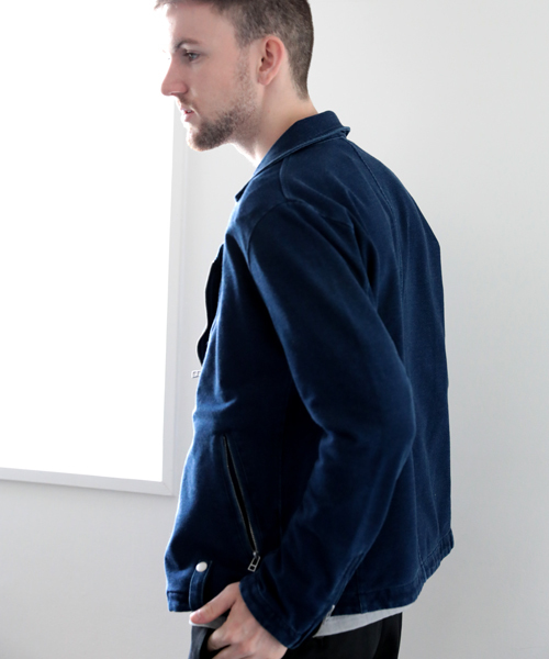 Denime（ドゥニーム）の「カットデニムライダースジャケット（その他アウター・メンズ・ネイビー/ブルー・LARGE/MEDIUM）」の13枚目の写真