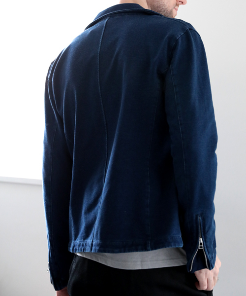 Denime（ドゥニーム）の「カットデニムライダースジャケット（その他アウター・メンズ・ネイビー/ブルー・LARGE/MEDIUM）」の15枚目の写真