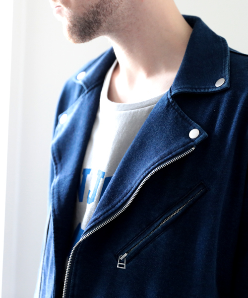Denime（ドゥニーム）の「カットデニムライダースジャケット（その他アウター・メンズ・ネイビー/ブルー・LARGE/MEDIUM）」の19枚目の写真