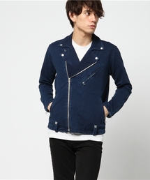 Denime | カットデニムライダースジャケット(その他アウター)