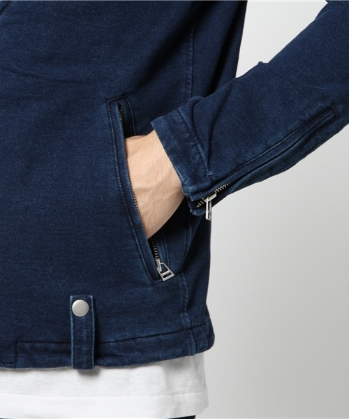 Denime（ドゥニーム）の「カットデニムライダースジャケット（その他アウター・メンズ・ネイビー/ブルー・LARGE/MEDIUM）」の7枚目の写真