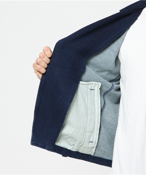 Denime（ドゥニーム）の「カットデニムライダースジャケット（その他アウター・メンズ・ネイビー/ブルー・LARGE/MEDIUM）」の10枚目の写真