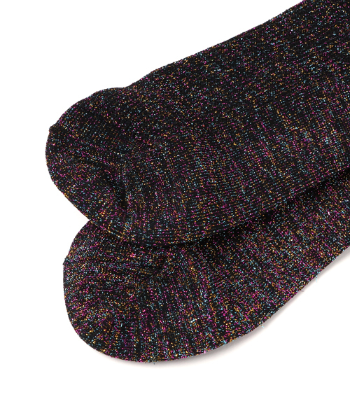 WEGO（ウィゴー）の「WEGO/三つ折りラメソックス（ソックス/靴下・レディース・ゴールド/その他1/ピンク/シルバー/ブラック・FREE）」の6枚目の写真