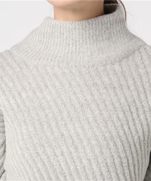 Te chichi（テチチ）の「カルゼ編みプルオーバー（ニット/セーター・レディース・ベージュ/ネイビー/グレー/オフホワイト/サックスブルー・MEDIUM）」の10枚目の写真