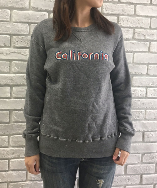 GREEN BOWL(グリーンボウル)の「GREEN BOWL Vintage Style Sweat Shirts/ヴィンテージ風スウェットシャツ(スウェット・レディース・グレー系その他/グレー系その他2/ベージュ系その他2/ベージュ系その他・38/36)」の2枚目の写真