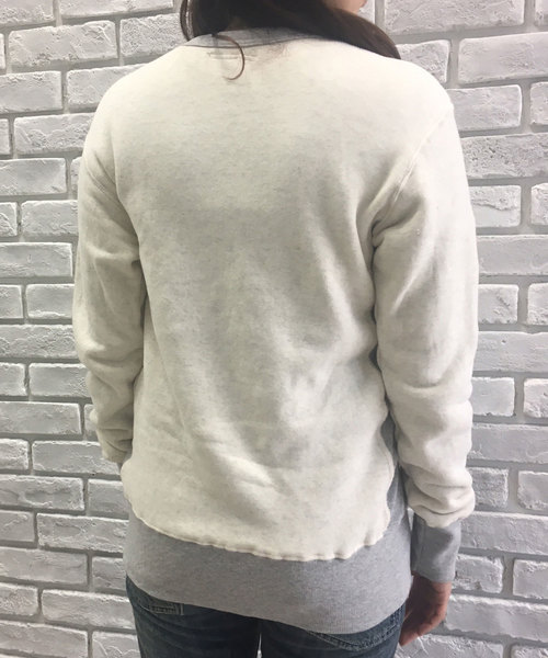 GREEN BOWL(グリーンボウル)の「GREEN BOWL Vintage Style Sweat Shirts/ヴィンテージ風スウェットシャツ(スウェット・レディース・グレー系その他/グレー系その他2/ベージュ系その他2/ベージュ系その他・38/36)」の12枚目の写真