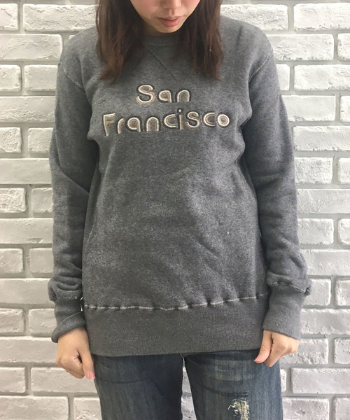 GREEN BOWL(グリーンボウル)の「GREEN BOWL Vintage Style Sweat Shirts/ヴィンテージ風スウェットシャツ(スウェット・レディース・グレー系その他/グレー系その他2/ベージュ系その他2/ベージュ系その他・38/36)」の13枚目の写真
