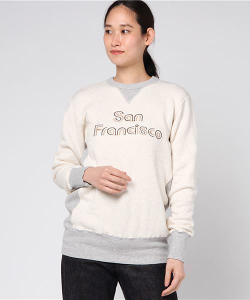 GREEN BOWL(グリーンボウル)の「GREEN BOWL Vintage Style Sweat Shirts/ヴィンテージ風スウェットシャツ(スウェット・レディース・グレー系その他/グレー系その他2/ベージュ系その他2/ベージュ系その他・38/36)」の5枚目の写真