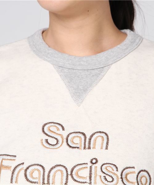 GREEN BOWL(グリーンボウル)の「GREEN BOWL Vintage Style Sweat Shirts/ヴィンテージ風スウェットシャツ(スウェット・レディース・グレー系その他/グレー系その他2/ベージュ系その他2/ベージュ系その他・38/36)」の8枚目の写真