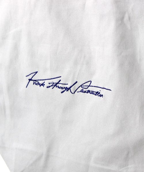 knock through abstraction(ノックスルーアブストラクション)の「【knock through abstraction/ノックスルーアブストラクション】sign logo tote/サインロゴ刺繍トート(トートバッグ・メンズ・ネイビー/グレー/ナチュラル/ブラック/その他1/その他2/その他4/その他3/その他5/レッド/その他6・FREE)」の14枚目の写真