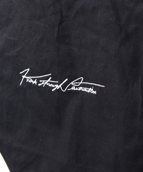 knock through abstraction(ノックスルーアブストラクション)の「【knock through abstraction/ノックスルーアブストラクション】sign logo tote/サインロゴ刺繍トート(トートバッグ・メンズ・ネイビー/グレー/ナチュラル/ブラック/その他1/その他2/その他4/その他3/その他5/レッド/その他6・FREE)」の15枚目の写真