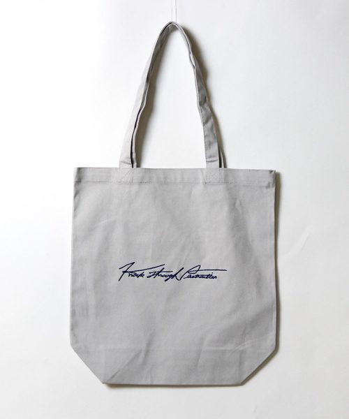 knock through abstraction(ノックスルーアブストラクション)の「【knock through abstraction/ノックスルーアブストラクション】sign logo tote/サインロゴ刺繍トート(トートバッグ・メンズ・ネイビー/グレー/ナチュラル/ブラック/その他1/その他2/その他4/その他3/その他5/レッド/その他6・FREE)」の21枚目の写真