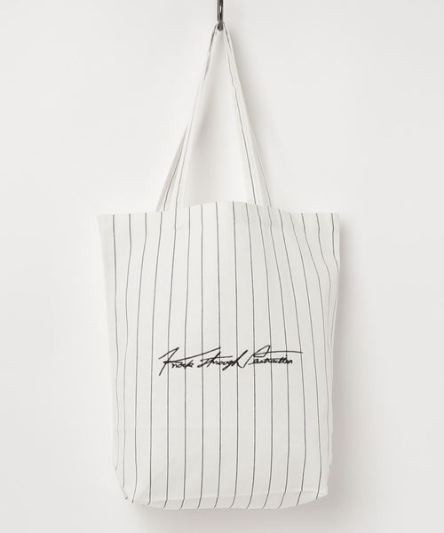 knock through abstraction(ノックスルーアブストラクション)の「【knock through abstraction/ノックスルーアブストラクション】sign logo tote/サインロゴ刺繍トート(トートバッグ・メンズ・ネイビー/グレー/ナチュラル/ブラック/その他1/その他2/その他4/その他3/その他5/レッド/その他6・FREE)」の9枚目の写真