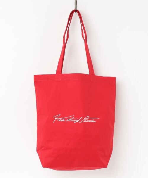knock through abstraction(ノックスルーアブストラクション)の「【knock through abstraction/ノックスルーアブストラクション】sign logo tote/サインロゴ刺繍トート(トートバッグ・メンズ・ネイビー/グレー/ナチュラル/ブラック/その他1/その他2/その他4/その他3/その他5/レッド/その他6・FREE)」の6枚目の写真