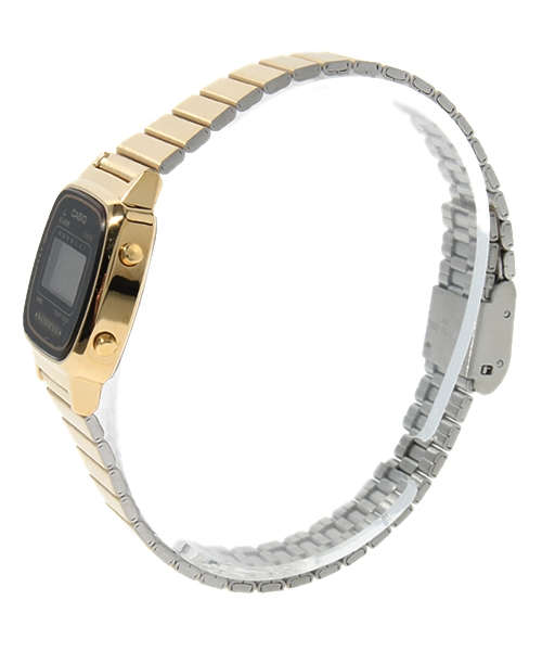 NANO universe(ナノユニバース)の「CASIO/casioデジタルスクエアウォッチ(アナログ腕時計・レディース・ゴールド・FREE)」の2枚目の写真