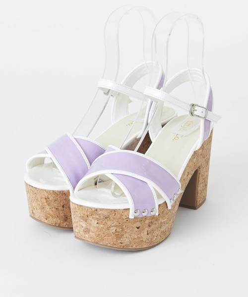 Titty Co ティティーアンドコー の コルクソールサンダル サンダル Wear