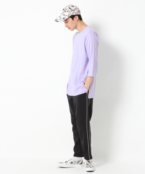 RAGEBLUE(レイジブルー)の「20天竺ロングクルー7分袖/792389(Tシャツ/カットソー・メンズ・ブラック/パープル/グレー/ホワイト・LARGE/MEDIUM/SMALL)」の8枚目の写真