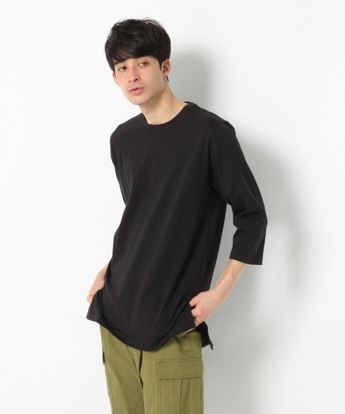 RAGEBLUE(レイジブルー)の「20天竺ロングクルー7分袖/792389(Tシャツ/カットソー・メンズ・ブラック/パープル/グレー/ホワイト・LARGE/MEDIUM/SMALL)」の10枚目の写真