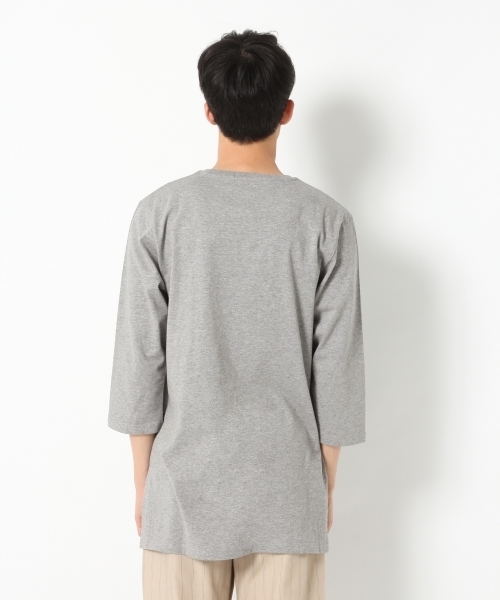 RAGEBLUE(レイジブルー)の「20天竺ロングクルー7分袖/792389(Tシャツ/カットソー・メンズ・ブラック/パープル/グレー/ホワイト・LARGE/MEDIUM/SMALL)」の14枚目の写真