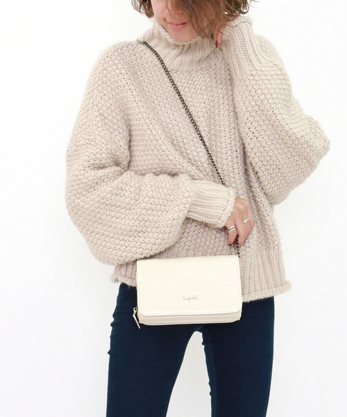 Ungrid アングリッド の Ungrid クロコミックスお財布ショルダー ショルダーバッグ Wear