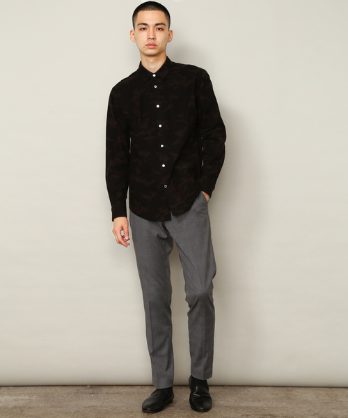 ADAM ET ROPE'(アダムエロペ)の「ウッドランドカモフラネルシャツ(シャツ/ブラウス・メンズ・カーキ・M/L)」の2枚目の写真