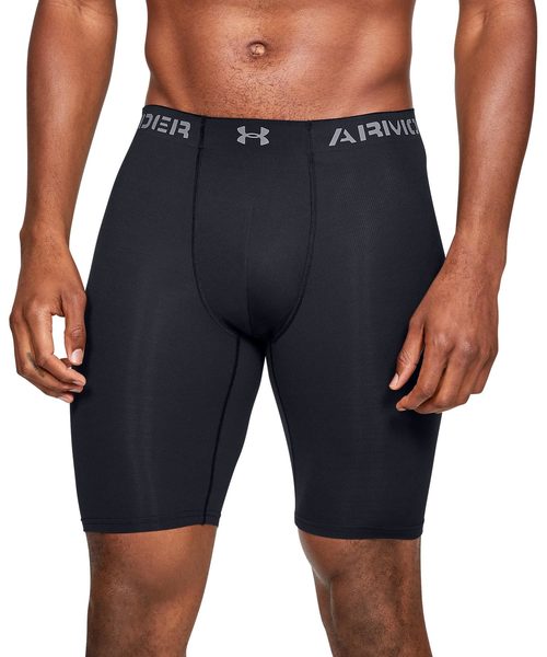 UNDER ARMOUR（アンダーアーマー）の「メンズ アンダーウェア ボクサーパンツ/ アーマーベントメッシュ9インチ（ボクサーパンツ・メンズ・ブラック/霜降りグレー/ネイビー・MD/SM/XL/LG/3XL/XXL）」の2枚目の写真