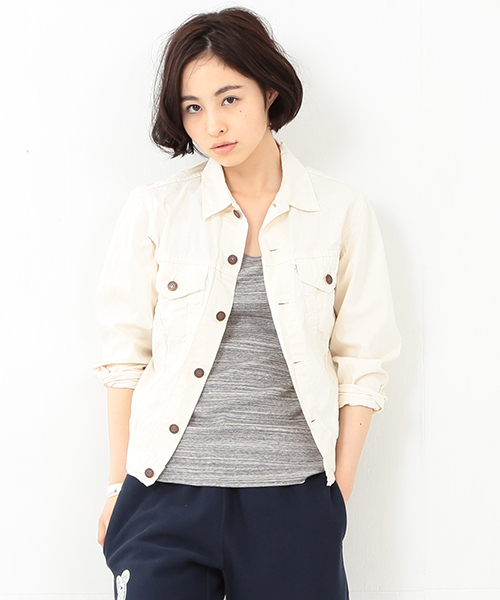 orSlow(オアスロウ)の「orslow / 別注 60s デニムジャケット(デニムジャケット・レディース・アイボリー・1/2)」の1枚目の写真