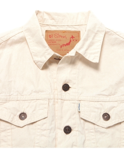 orSlow(オアスロウ)の「orslow / 別注 60s デニムジャケット(デニムジャケット・レディース・アイボリー・1/2)」の14枚目の写真