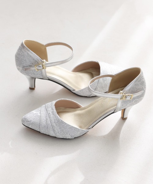 jurer(ジュレ)の「アーモンドトゥセパレートレースパンプス(パンプス・レディース・ブラック/ベージュ/シルバー/ゴールド・M/L/LL/S)」の20枚目の写真